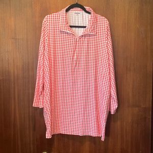 Lands End Rash Guard, 3/4 zip